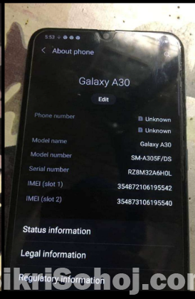 Samsung galaxy A30